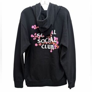 Anti Social Social Club Hoodie Pullover Black Size M